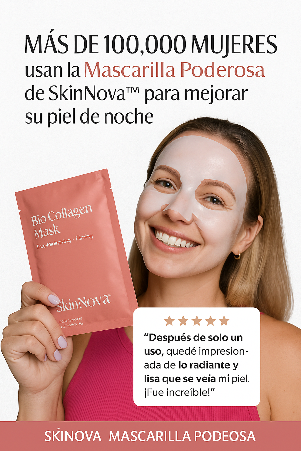 Mascarillas facial BIO-COLLAGEN 4 unidades