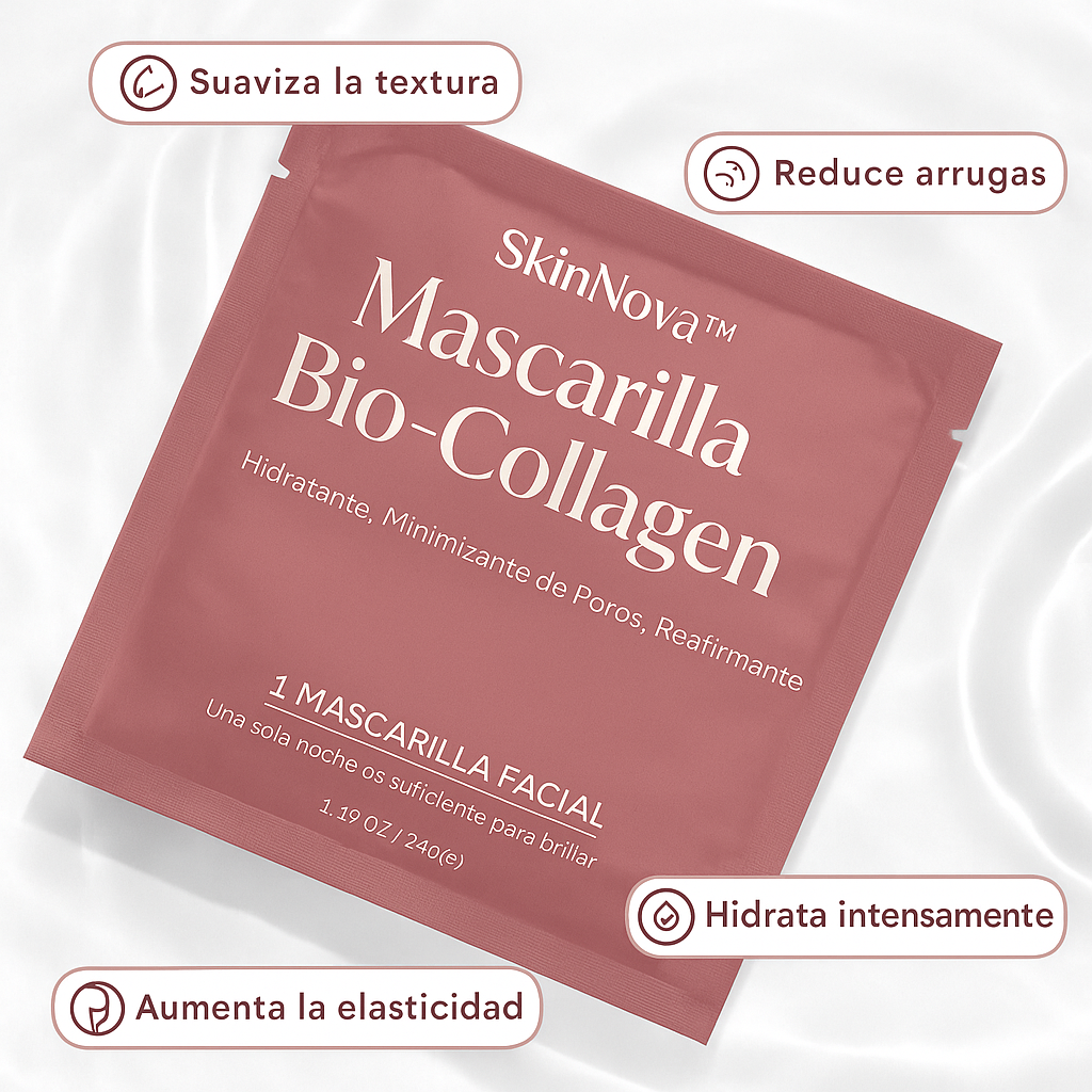 Mascarillas facial BIO-COLLAGEN 4 unidades